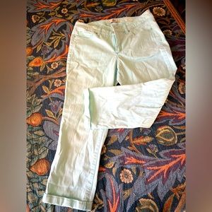 Size 10 Vintage American blues Boho crop size 1030 length light, mint color